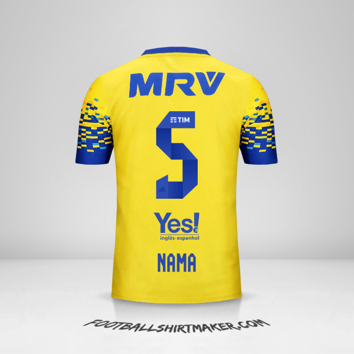 Jersey Flamengo 2017/18 Ketiga -  nama - 5
