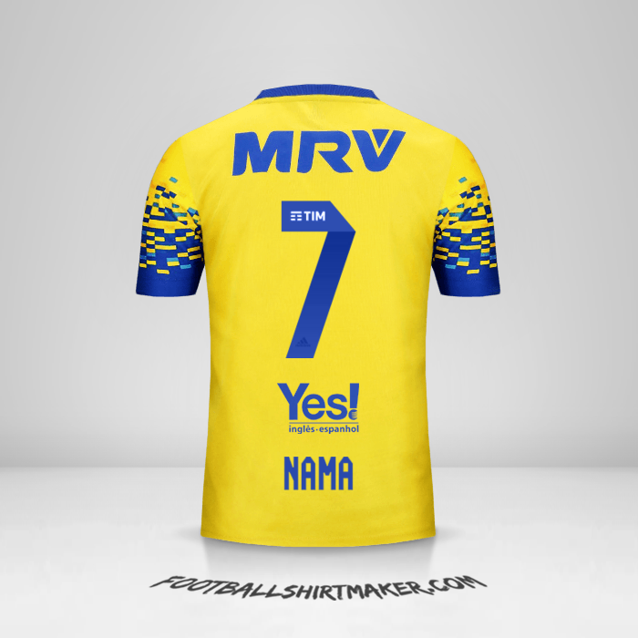 Jersey Flamengo 2017/18 Ketiga -  nama - 7
