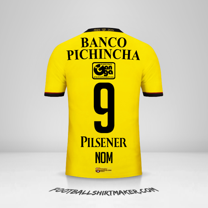 Maillot Barcelona SC 2015 -  nom - 9