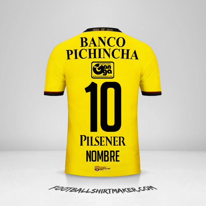 Jersey Barcelona SC 2015 -  nombre - 10