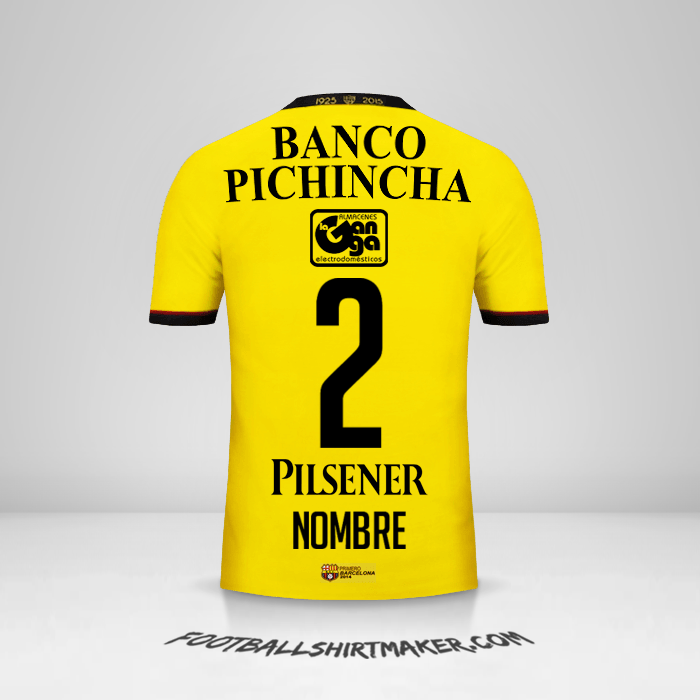 Jersey Barcelona SC 2015 -  nombre - 2