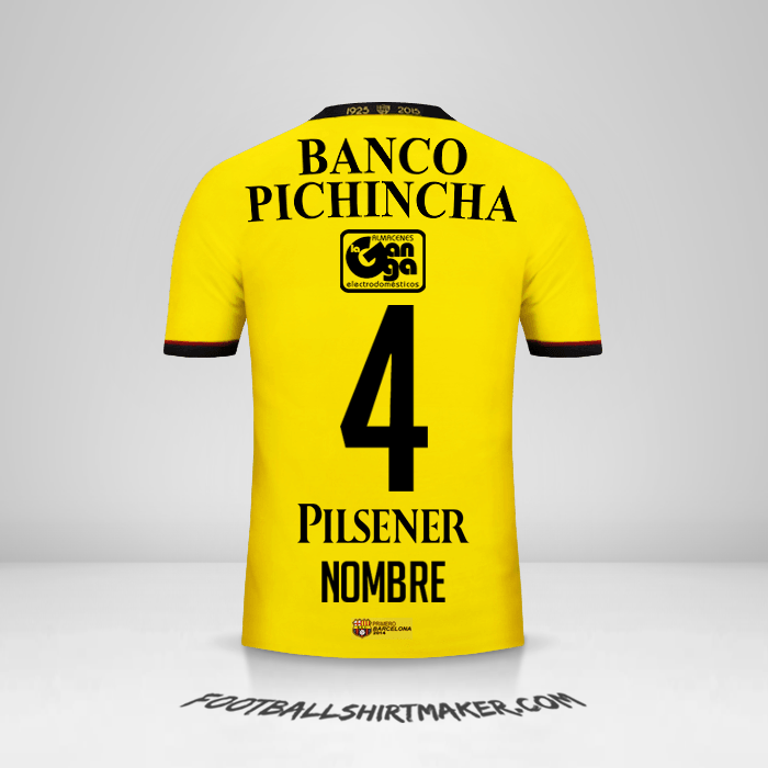 Camiseta Barcelona SC 2015 -  nombre - 4