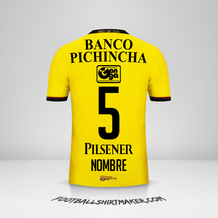 Jersey Barcelona SC 2015 -  nombre - 5