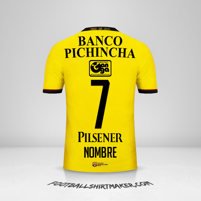 Camiseta Barcelona SC 2015 -  nombre - 7