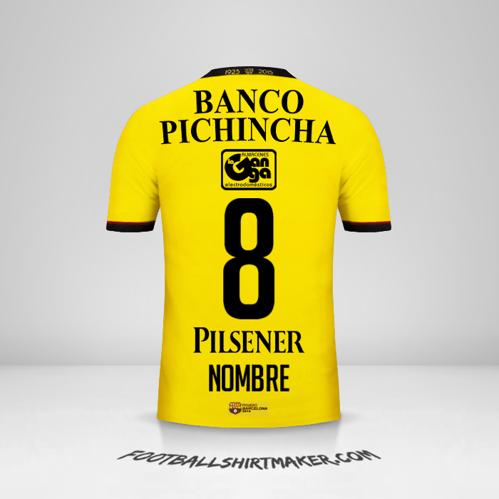Camiseta Barcelona SC 2015 -  nombre - 8