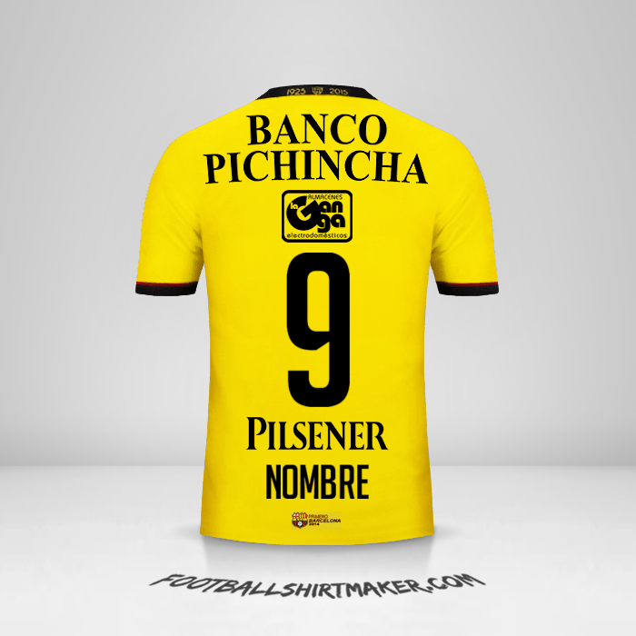 Jersey Barcelona SC 2015 -  nombre - 9