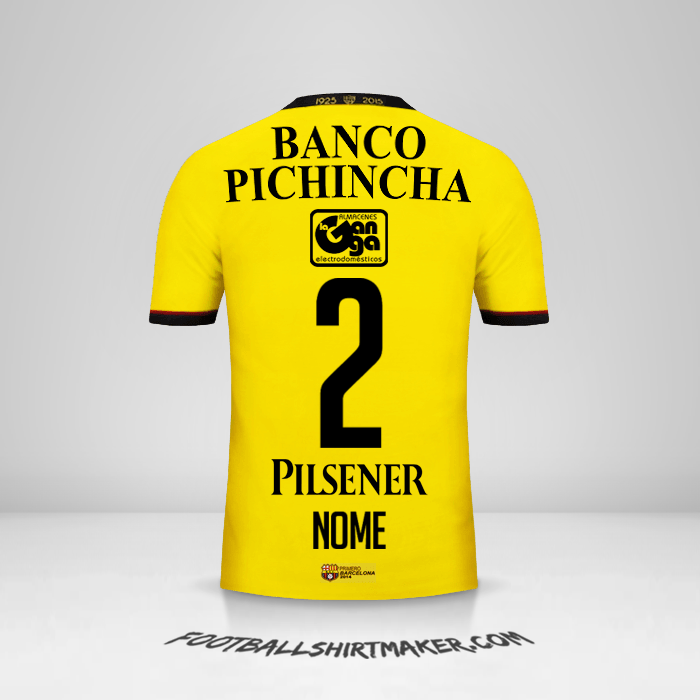 Maglia Barcelona SC 2015 -  nome - 2
