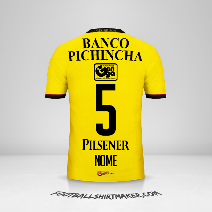 Camisa Barcelona SC 2015 -  nome - 5