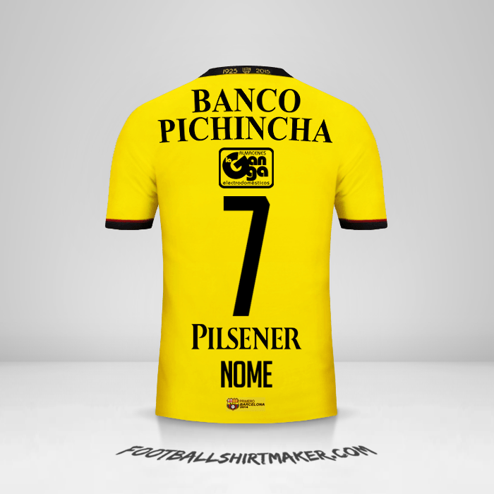 Camisa Barcelona SC 2015 -  nome - 7