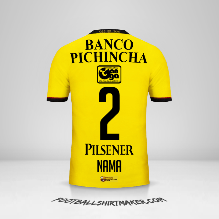 Jersey Barcelona SC 2015 -  nama - 2