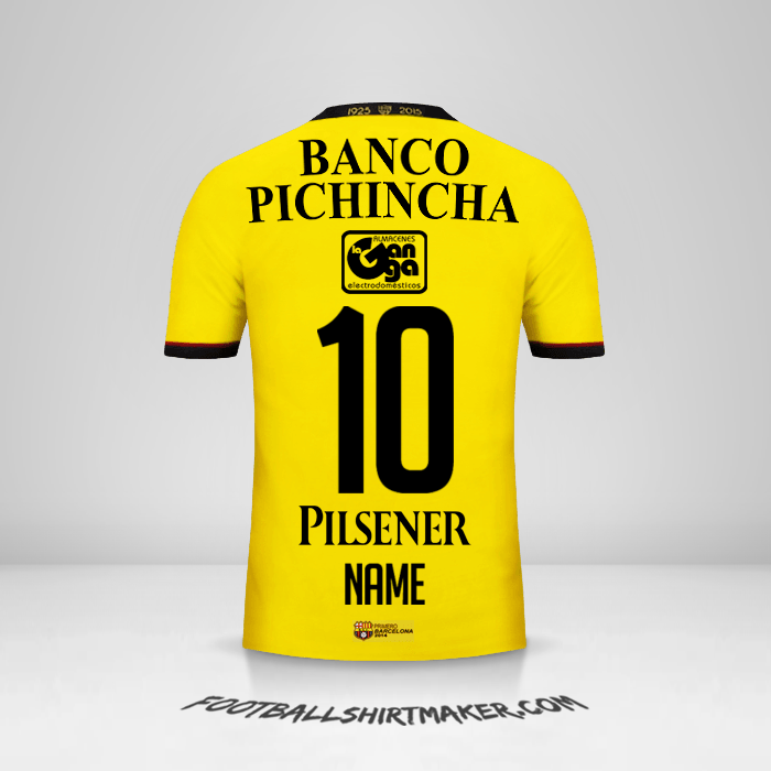 Shirt Barcelona SC 2015 -  name - 10