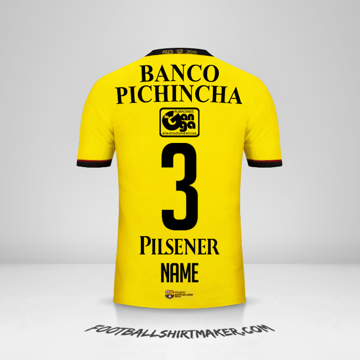 Trikot Barcelona SC 2015 -  name - 3