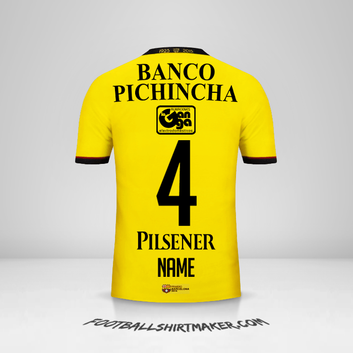 Trikot Barcelona SC 2015 -  name - 4