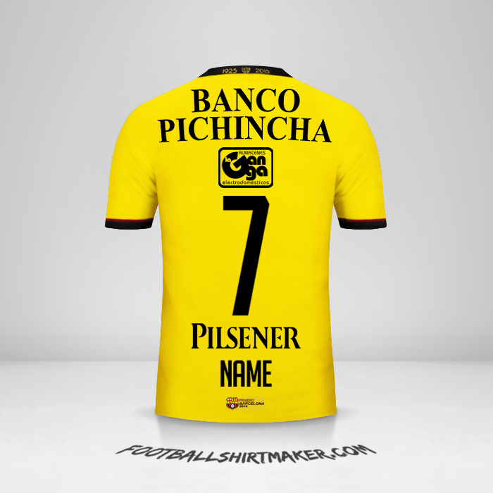 Jersey Barcelona SC 2015 -  name - 7