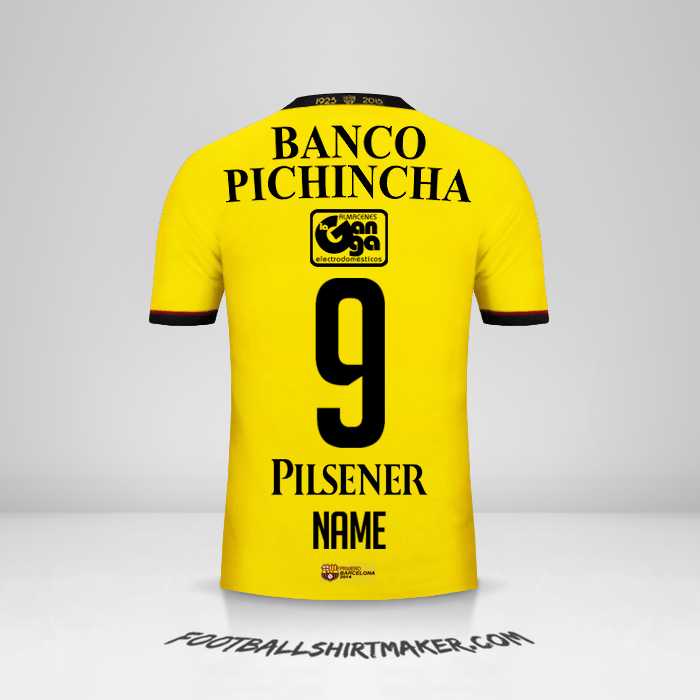Jersey Barcelona SC 2015 -  name - 9