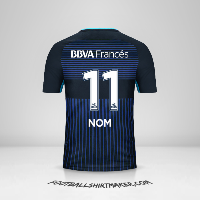 Maillot Boca Juniors 2017/18 Troisième -  nom - 11