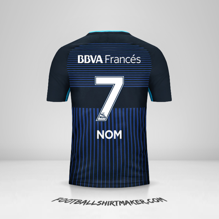 Maillot Boca Juniors 2017/18 Troisième -  nom - 7