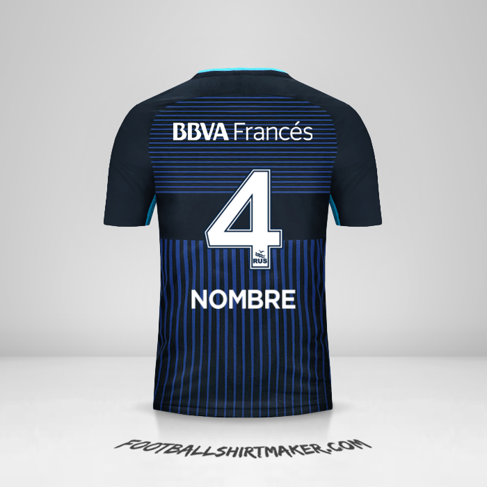 Jersey Boca Juniors 2017/18 Tercera -  nombre - 4