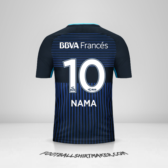 Jersey Boca Juniors 2017/18 Ketiga -  nama - 10
