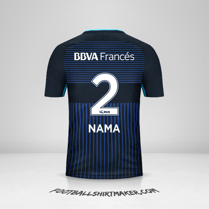 Jersey Boca Juniors 2017/18 Ketiga -  nama - 2