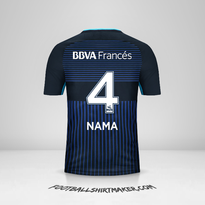 Jersey Boca Juniors 2017/18 Ketiga -  nama - 4