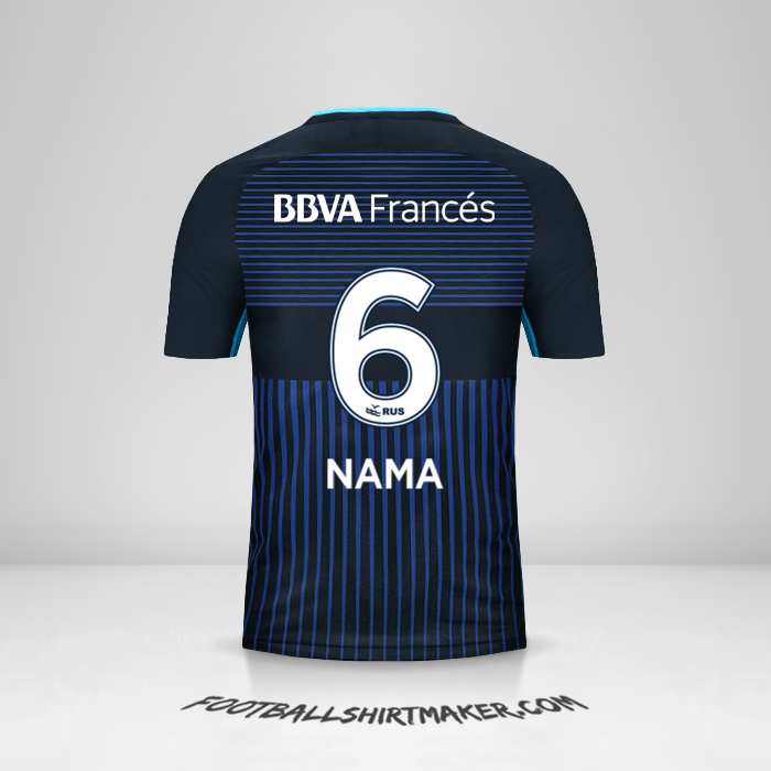 Jersey Boca Juniors 2017/18 Ketiga -  nama - 6