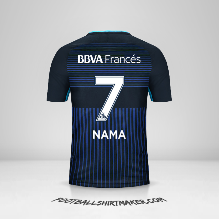 Jersey Boca Juniors 2017/18 Ketiga -  nama - 7