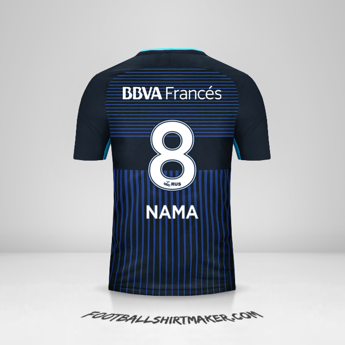 Jersey Boca Juniors 2017/18 Ketiga -  nama - 8