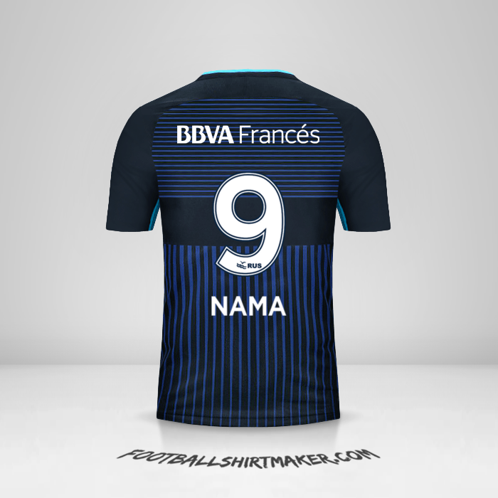 Jersey Boca Juniors 2017/18 Ketiga -  nama - 9