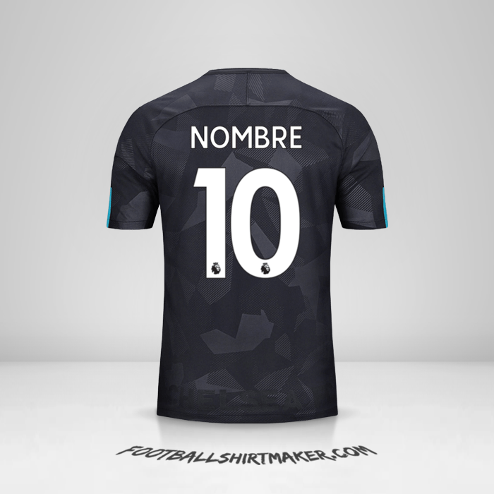 Camiseta Chelsea 2017/18 Tercera -  nombre - 10
