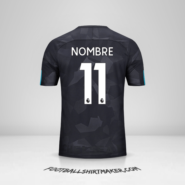 Jersey Chelsea 2017/18 Tercera -  nombre - 11