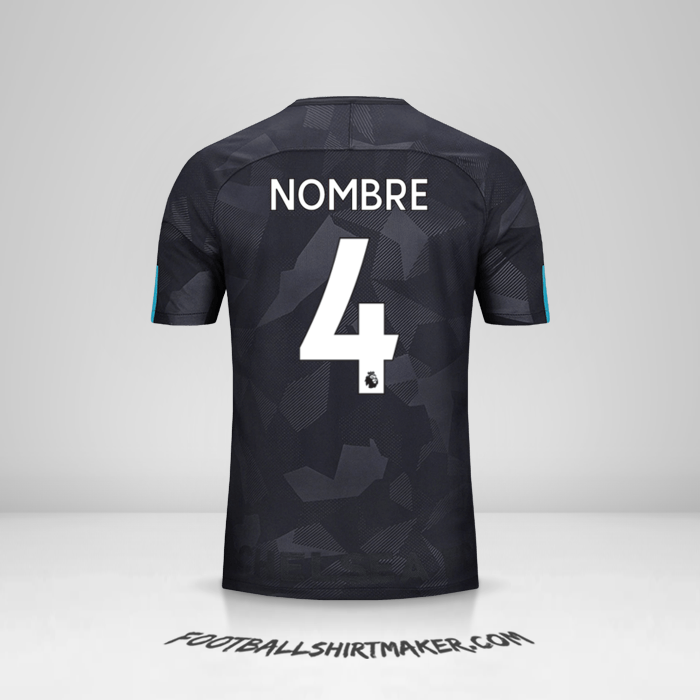 Camiseta Chelsea 2017/18 Tercera -  nombre - 4