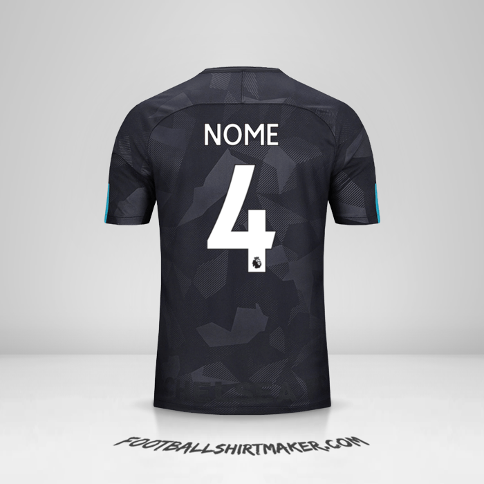 Camisola Chelsea 2017/18 Terceira -  nome - 4