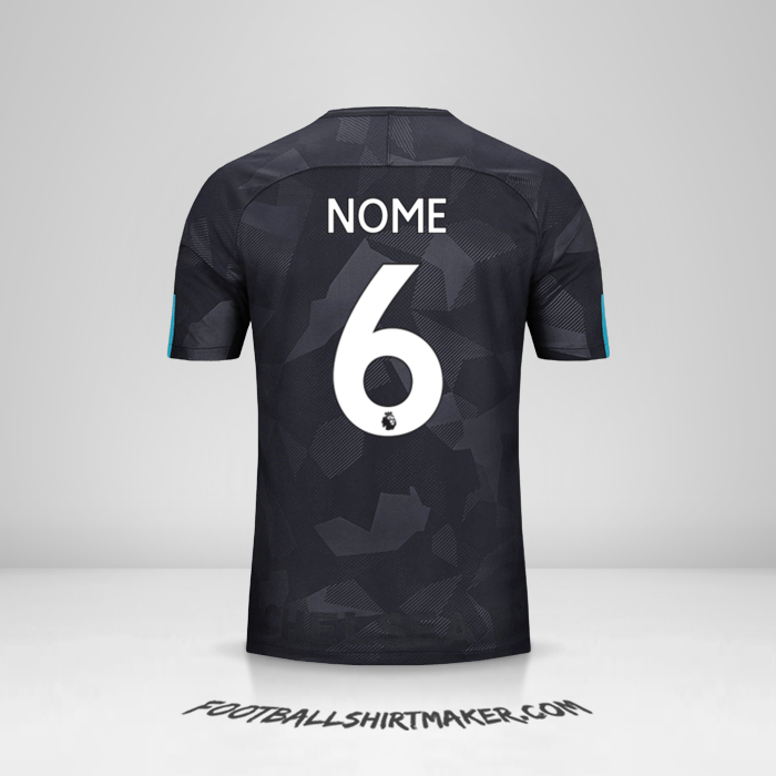 Camisa Chelsea 2017/18 Terceira -  nome - 6