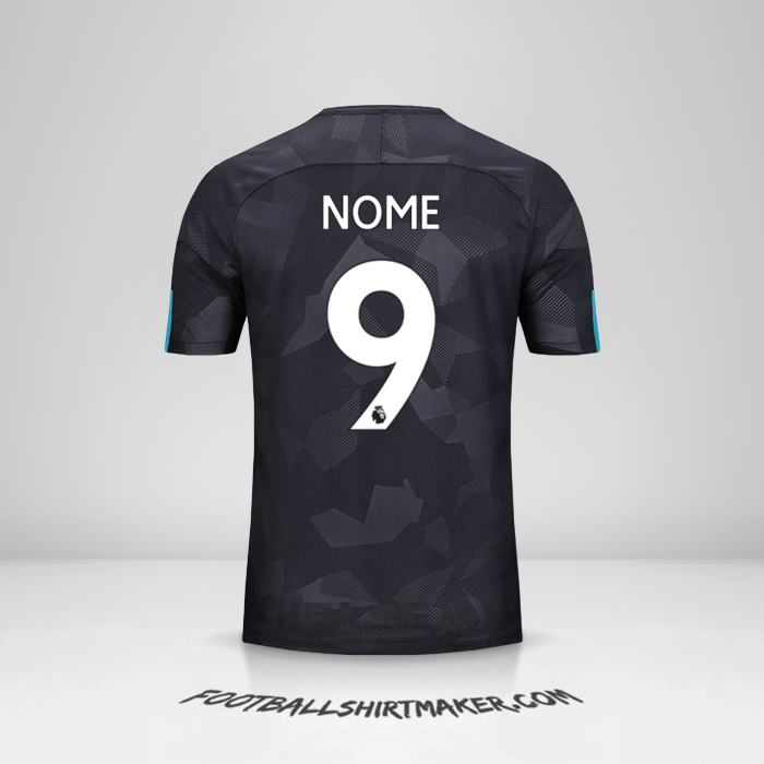 Camisola Chelsea 2017/18 Terceira -  nome - 9