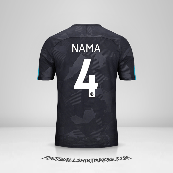 Jersey Chelsea 2017/18 Ketiga -  nama - 4