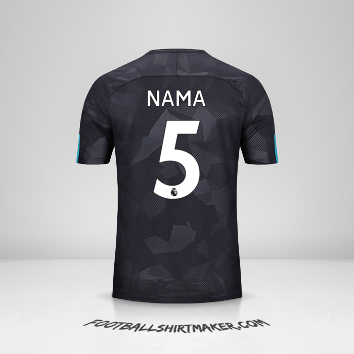 Jersey Chelsea 2017/18 Ketiga -  nama - 5