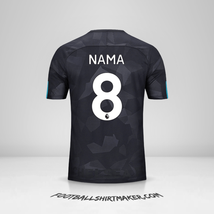 Jersey Chelsea 2017/18 Ketiga -  nama - 8