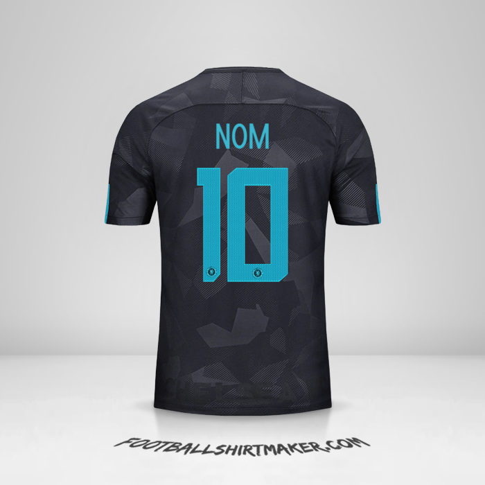 Maillot Chelsea Cup 2017/18 Troisième -  nom - 10