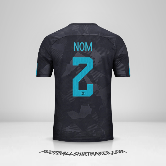 Maillot Chelsea Cup 2017/18 Troisième -  nom - 2