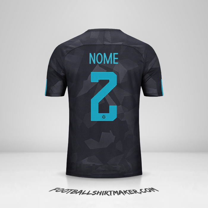 Maglia Chelsea Cup 2017/18 Terza -  nome - 2