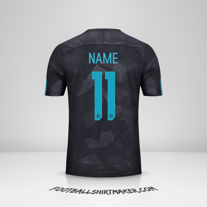 Jersey Chelsea Cup 2017/18 Third -  name - 11