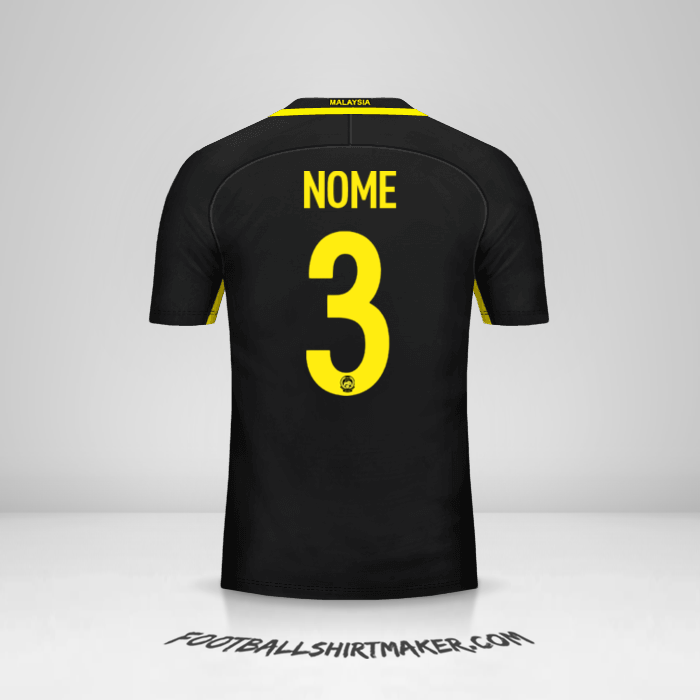 Maglia Malesia 2016/17 -  nome - 3