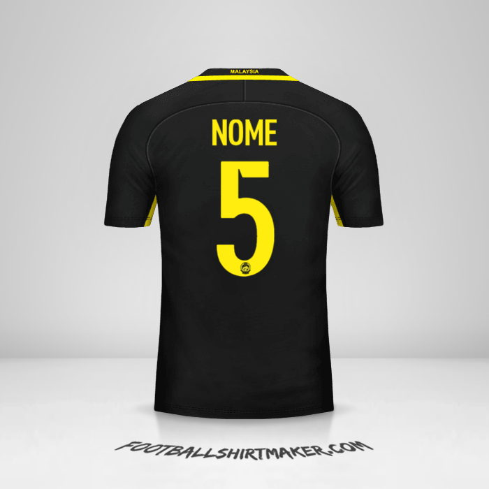 Maglia Malesia 2016/17 -  nome - 5