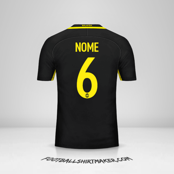 Maglia Malesia 2016/17 -  nome - 6