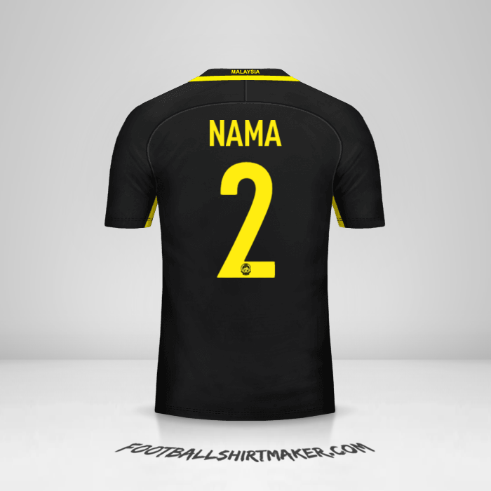 Jersey Malaysia 2016/17 -  nama - 2