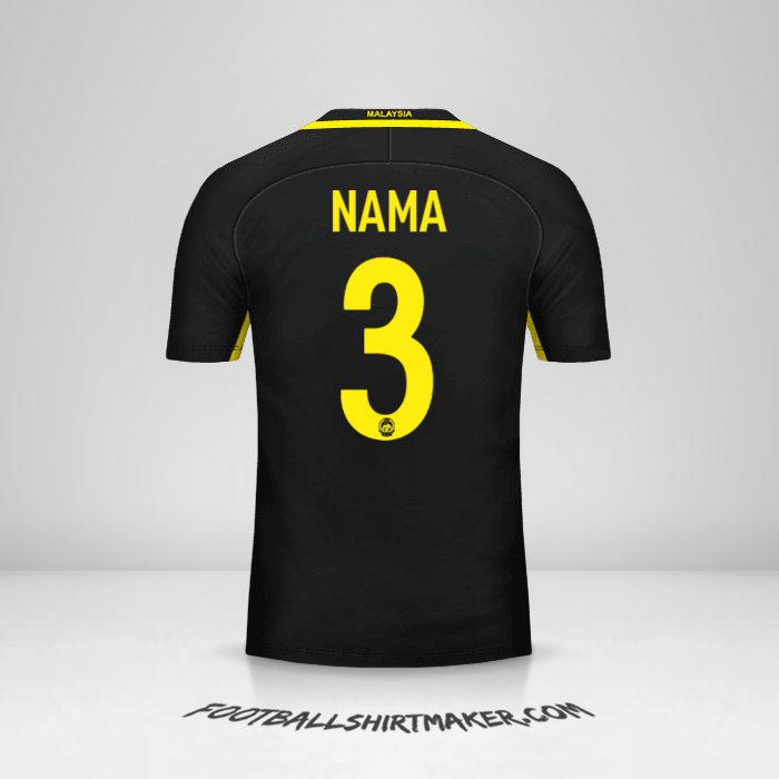 Jersey Malaysia 2016/17 -  nama - 3
