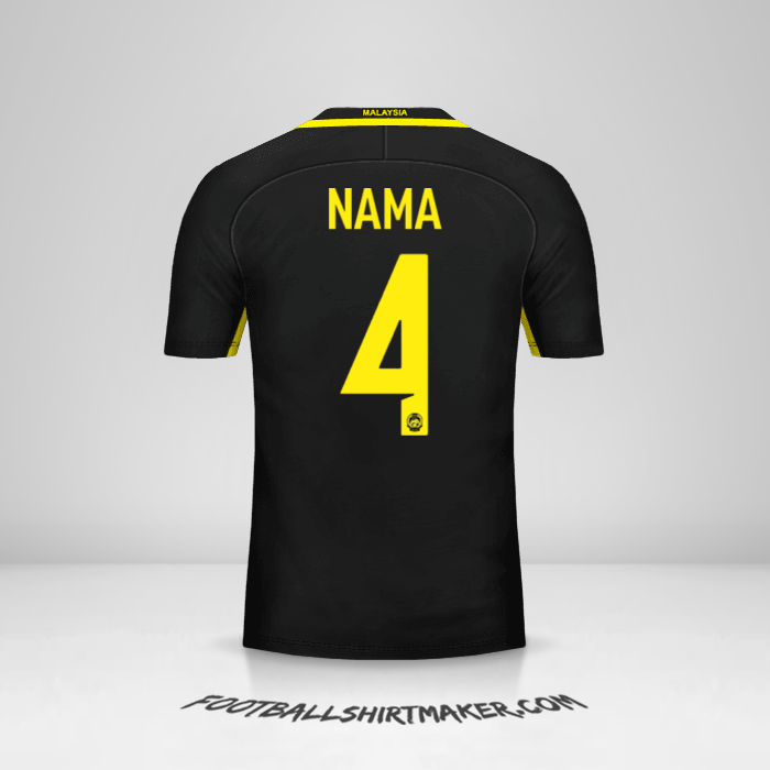 Jersey Malaysia 2016/17 -  nama - 4
