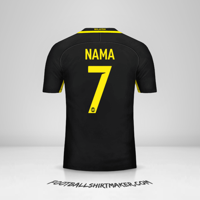 Jersey Malaysia 2016/17 -  nama - 7
