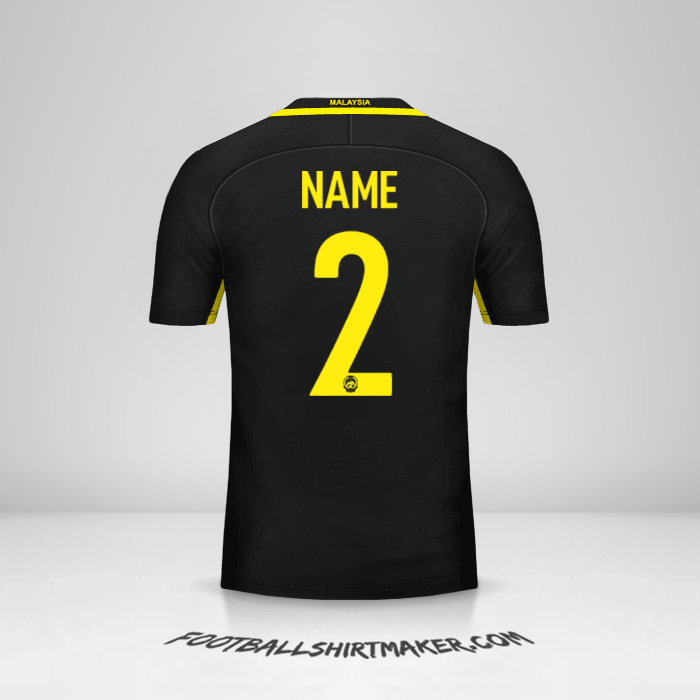 Shirt Malaysia 2016/17 -  name - 2